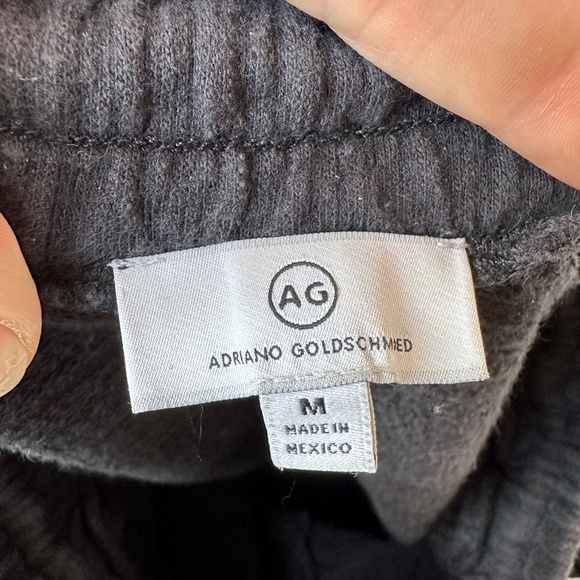 AG Adriano Goldschmied Black Jogger Sweatpants - Picture 3 of 5